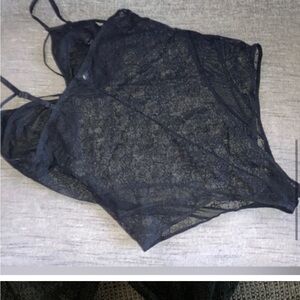Torrid Black Lace Bodysuit